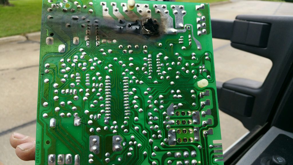 blown circuit board ac and heating advanced ac