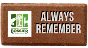 Keep Bossier Beautiful Remembrance Brick Everyday Hero